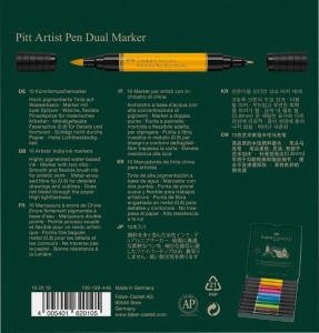 Set 10 Buc Faber-Castell Pitt Artist Pen Dual Marker5
