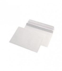 Plic C6 (114 x 162 mm), alb, lipire autoadeziva, inserare, 70 g/mp