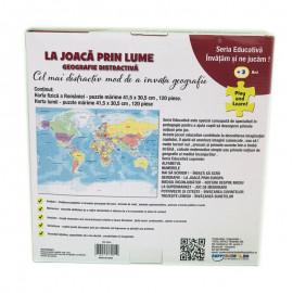 Puzzle 2 in 1 "La Joaca prin Lume" - Img 2