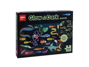 Puzzle Ocean – Glow in the dark, 104 piese