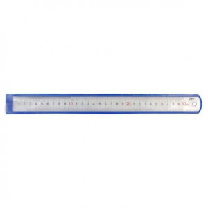 RIGLA METAL 30 CM DELI