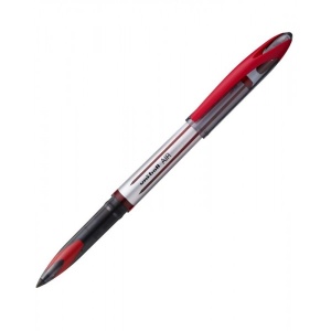 Roller Uni-ball AIR Micro UBA-188L, 0.7mm, corp argintiu, detalii în culoarea scrisului3