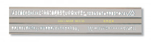 Sabloane Litere/Cifre 2,5mm ISO