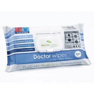 Șervețele umede pentru hotă și aragaz Doctor Wipes, 100 bucăți