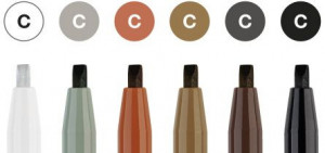 Set 6 buc marker caligrafic Faber-Castell Pitt Artist Pen3
