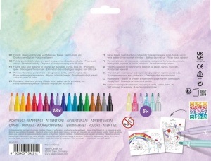 Set carioci Faber-castell unicorni, 18+6 culori5