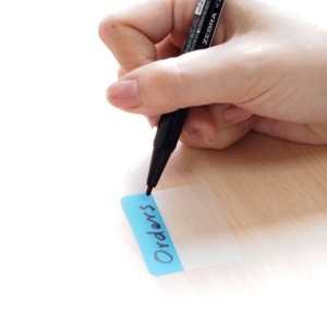 Stick index plastic transparent cu margine color Stick"n - 3 culori neon, 37 x 50 mm, 3 x 10file/set2