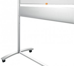 Tablă magnetică mobilă, din oțel, format clasic, 1200x900mm Nano Clean™ Nobo - Img 3