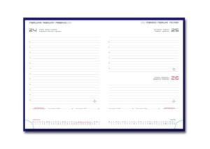 Agendă de lux datată Monaco , 15 x 21 cm3
