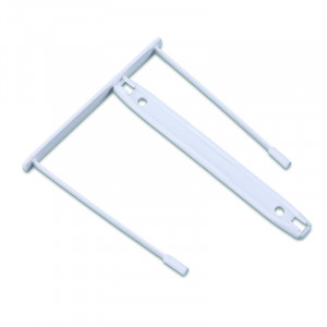 Alonjă de mare capacitate Office Products Z-Clip, albă, 50 buc/set