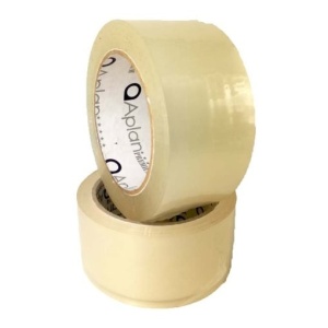 Bandă adezivă acril Aplan 201, transparent, 48mm x 132m