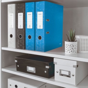 Biblioraft plastifiat A4, lățime 8 cm, 180grade, Wow Leitz13