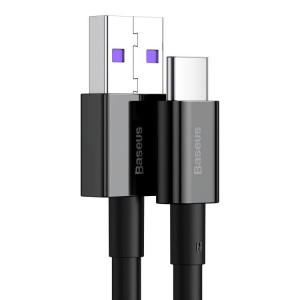 Cablu Baseus Superior CATYS-A01 2m, negr - Img 1