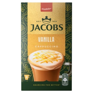 Cafea solubilă Jacobs Cappucino Vanilla, 12 g x 8 plicuri