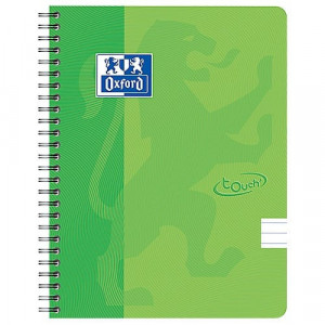 Caiet cu spirala A5, OXFORD School Touch , 70 file-90g/mp, 4 perf, coperta carton - dictando - Img 3
