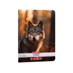 Caiet Herlitz Motiv Animals, A5, 48 file, hârtie 70 g/mp, velin 3