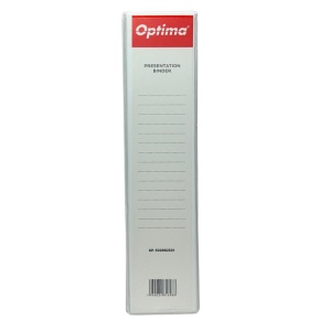 Caiet mecanic cu buzunar Optima A4 4 inele 50mm cotor 75mm PP – ideal pentru organizarea și prezentarea documentelor în format extins.
