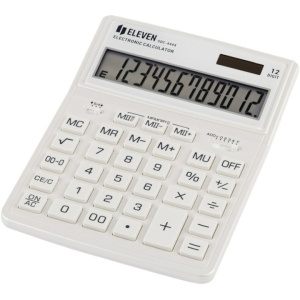 Calculator de birou Eleven, SDC-444XR, 12 digiti, alb