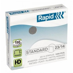 Capse 23/14 Rapid Standard, 1000 buc/cutie