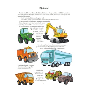 Carte de povești-Întâmplări din lumea mașinuțelor RO3