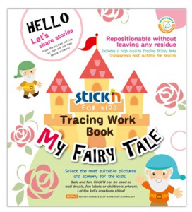 Carte educativa Stick"n Tracing Work Book - My Fairy Tale