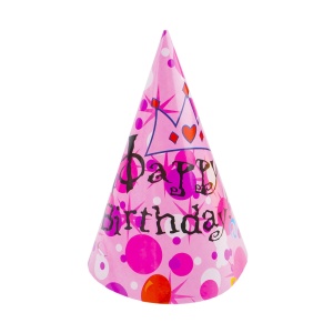 Coif party din carton, 16cm3