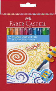 CREIOANE CERATE RETRACTABILE 12 CULORI FABER-CASTELL - Img 1