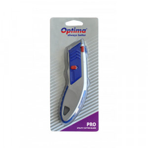 Cutter profesional, lama trapezoidala + 5 rezerve SK5 Optima