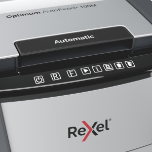 Distrugator Automat Optimum 100m P5 Micro Cut 100 Coli Rexel - Img 5