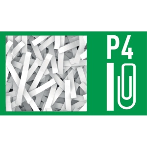 Distrugator de documente automat LEITZ IQ Office, P4, cross-cut (confeti), 600 coli, cos 110l, alb-gri13
