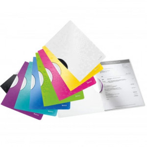 Dosar plastic cu clip Leitz Wow Color Clip, A4, 30 coli