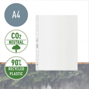 Filă protecție transparentă A4 Maxi Leitz 100 microni 25 buc/set pentru organizarea documentelor