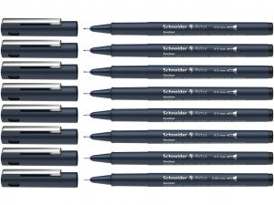 Fineliner Schneider Pictus 8 buc/portofel - Img 2