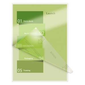 Folie laminare LEITZ UDT, la cald, A4, 80 microni, 25 buc/ set2