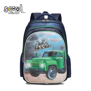 Ghiozdan 3D RACE - S-COOL, 41x31x24 cm