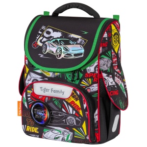 Ghiozdan neechipat Nature Quest Pro, dimensiune 35 x 31 x 19 cm, motiv Speed Round, Special Edition5