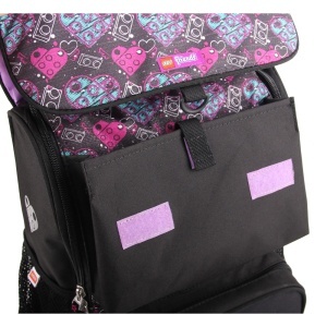 Ghiozdan neechipat Optimo + sac sport, Lego Core Line design Friends Girls Rock - Img 5