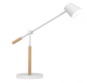 Lampa de birou, cu LED, UNILUX Vicky - alba