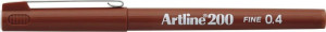 Liner Artline 200, vârf fetru 0.4mm4