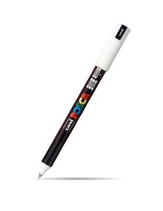Marker cu vopsea Posca UNI PC-1M, vârf rotund, 0.7mm, diverse culori10