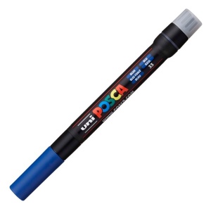 Marker UNI Posca Brush PCF-350, vârf pensulă, 1.0-10.0mm4
