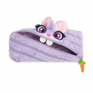 Penar cu fermoar ZIPIT Bunny Pouch - Purple - Img 1