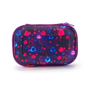 Penar cu fermoar ZIPIT Clear Top Storage Box - Neon Heart5