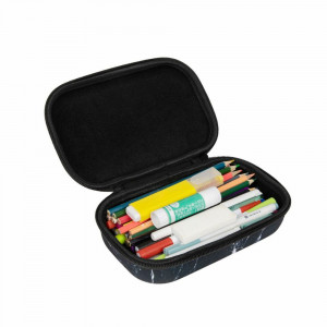 Penar cu fermoar, ZIPIT Glitter Storage box - auriu - Img 3