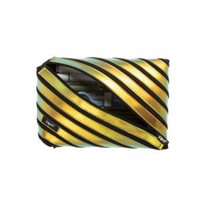 Penar cu fermoar, ZIPIT Metallic Jumbo - Aramiu - Img 2