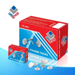 Pioneze metalice OFFISHOP, 50 buc/set