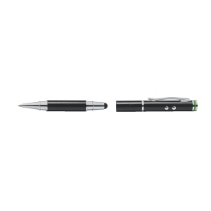 Pix Stylus, pentru touchscreen, lanternă LED, pointer laser roșu, 100 m, negru, LEITZ Complete 4 în 13