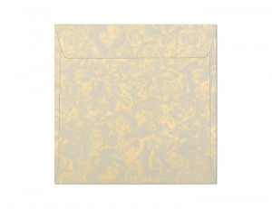 Plic pătrat autoadeziv (158x158mm), ivoire roses, 120g/mp