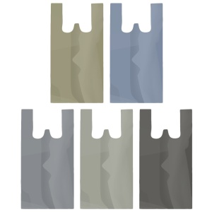 Pungă cumpărături, 30x60 cm, imprimată, LDPE, 50/set - RO