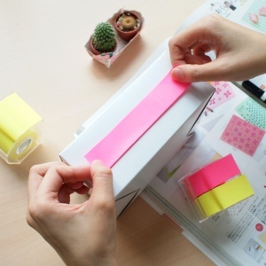 Rezervă notes autoadeziv în rolă Stick"n-2 culori pastel, pentru dispenser, 25 mm x 10 m, 2 buc/set5